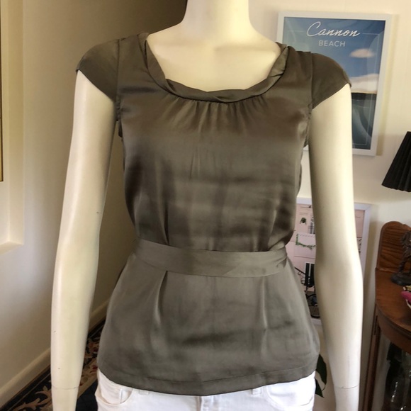 H&M Tops - Olive Green Blouse
